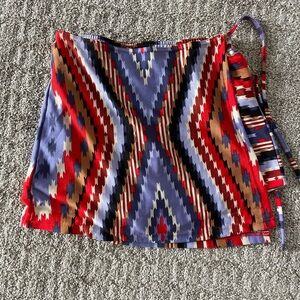 Double D Ranch Geometric Patterned Skort